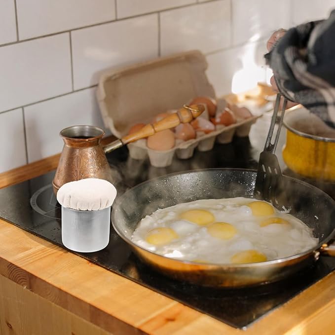 MAGICLULU Stainless Steel Pancake Oil Wipes 2-Pack Kitchen Cooking Grease Applicator for Crepes Griddles and Fried Eggs