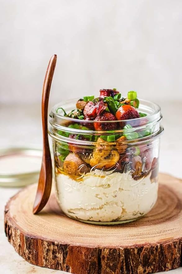Le Parfait Familia Wiss 7oz (200ml) Wide Mouth Glass Canning Jars – 4PK Made in France, Airtight 2-Piece Lid, Reusable Zero Waste & Eco-Friendly for Kitchen Storage, Meal Prep & Baking