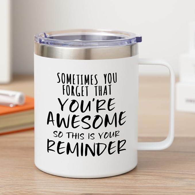 NOWWISH Gifts for Women, Inspirational Gifts, Thank You Appreciation Birthday Gifts for Coworker, Teacher, Mom, Wife, Sister - White