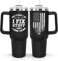 Fathers Day Gift for Dad, Husband, Mechanic Birthday Gifts for Men Him, Maintenance Appreciation Gift 40oz Tumbler, Unique Christmas Gift Ideas for Handyman, Mechanics, Grandpa