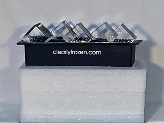 ClearlyFrozen Highest Rated (4.6 Star) Highest Capacity (Ten 2" Cubes) Clear Ice Tray - What Beats BEST and MOST?