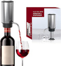 Wine Aerator Electric Wine Decanter Automatic Wine Aerator, Wine Dispenser Wine pourer with Rechargeable for Christmas, parties, weddings, dates (Silver)
