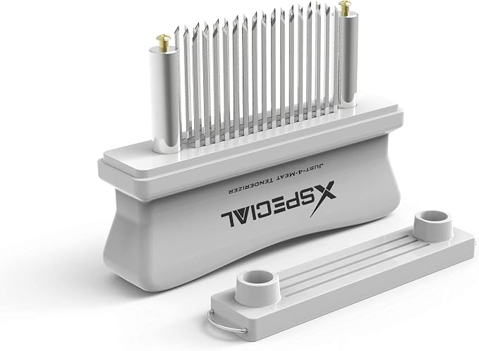 KITCHEN MEAT TENDERIZER TOOL – 48-Blade Professional-Grade: Transform Tough Cuts into Juicy, Flavorful Masterpieces | Rust-Free Stainless Steel | Dishwasher Safe | Perfect for Steak, Chicken & Pork