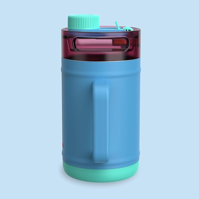 bubba 52 oz Insulated Stainless Steel Water Keg - Large Reusable Water Bottle Drinking Jug - Insulated Keg for Everyday Hydration, Lead-Free and BPA-Free, Blue Ribbon