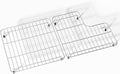 29 1/8" x 14 11/16" Sink Rack for Bottom of Sink for Kohler K-6639-ST Whitehaven and 6488 Farmhouse Sink Protectors Compatible, 304 Stainless Steel kohler Farmhouse Sink Protectors