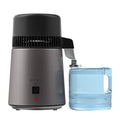 ROVSUN 1.1 Gallon/4L Water Distiller for Home Countertop, Stainless Steel Interior & BPA-Free Container, 750W Distilled Water Machine Water Maker Purifier, Distilling Pure Water Maker, 1L/H, Gray