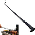 Meat Hook Flipper, Steak Flipper Hook, Pig Tail Meat Flippers, BBQ Food Flippers, Steak Turner Hook, Meat Turner Hooks,Turning Vegetables and Meats BBQ Grill (Right Hand A Iron)