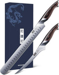 HOSHANHO BBQ Carving Knife Set, Brisket Slicing & Boning Knife for Meat Cutting, Professional Ultra Sharp Butcher Carving Knife in Japanese High Carbon Steel