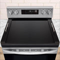30"x22" Noodle Board Stove Cover for Electric & Gas Stoves, Natural Bamboo Ranges Stovetop Cover for Extra Counter Space, Also Sink Cover & Serving Tray (Black)