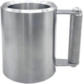 Heavy Mug,Weighted Mug 22LB/10KG,400ML Dumbbell Cup,Tainless Steel Cups,Overweight Dumbbell Fitness Sports Water Cup,Coffee Mug,Prank Gift