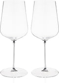 Spiegelau Definition Crystal Universal Wine Glasses for Red and White Wines, Durable Drinking Glasses for Housewarming, Birthday Party, Wedding Gifts, Home Bar, Elegant Glassware, 19 oz, Set of 2