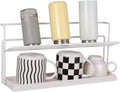 Bottle Drying Rack for Kitchen Countertop, 2-Tier Vertical Water Bottle Drying Rack with Drain Tray, Space Saving Metal Ventilated Stand for Kitchen Sink, Counter