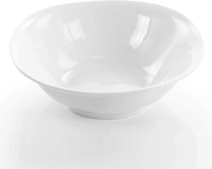 Elama Bishop 16 Piece White Porcelain Dinnerware Set