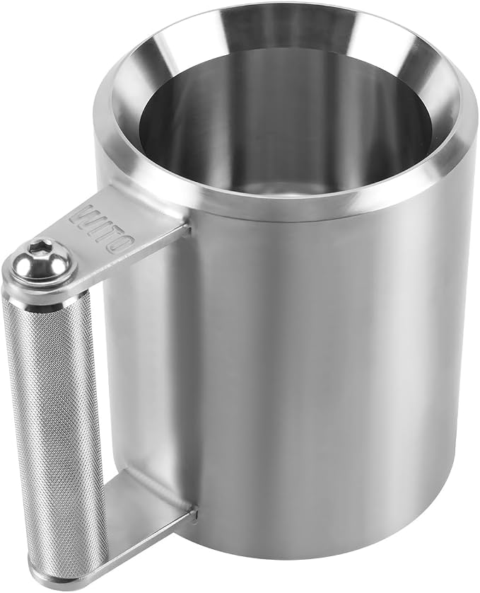 WITO Coffee Mug 22LB,400ML,Dumbbell 10KG,Stainless Steel Cups,Overweight Dumbbell Fitness Sports Water Cup,Gym Workout Coffee Enthusiast Gift,Prank Gift (22LB - 400ML)