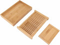 Bread Slicer,Bread Slicer For Homemade Bread,Bamboo Foldable Bread Slicing Guide Toast Loaf Cutting Guide Slicing Maker Kitchen DIY Baking Pastry Tools