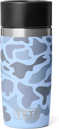YETI Rambler 12 oz Travel Bottle, Stainless Steel, Vacuum Insulated with Leakproof Commuter Cap, Blue Camo