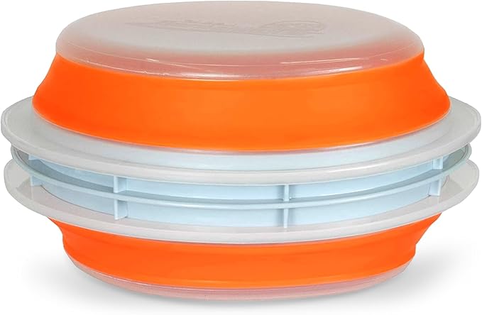 CanCooker Collapsible Plastic Batter Bowl | Mess-Free Breading Shaker Container & Mixer | Ideal for Fish Fry, Fried Chicken, Onion Rings, Wings & More