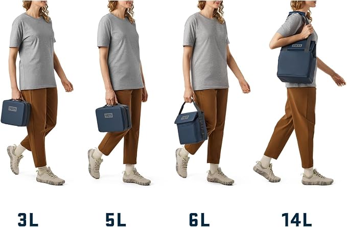 YETI Daytrip 6L Insulated Soft Cooler Lunch Bag, Classic Navy