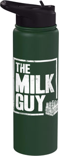 The Milk Guy Proud Milkman Dairy Farmer Life Stainless Steel Insulated Water Bottle