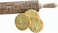 TRIBAL Embossing Rolling Pin. Laser Engraved Dough Roller for Embossed Cookies or Pottery by Algis Crafts
