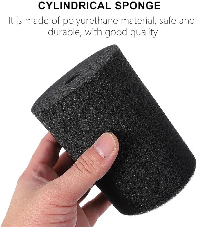 Tofficu 8Pcs Cup Turner Sponges Cylinder Sponge Inserts for Tumbler Turner DIY Craft Foam Compatible with Various Cup Sizes 4.72X3.54X3.54In