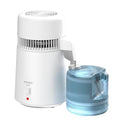 ROVSUN 1.1 Gallon/4L Water Distiller for Home Countertop, Stainless Steel Interior & BPA-Free Container, Distilled Water Machine Water Maker Purifier, Distilling Pure Water Maker, 1L/H, White, 750W