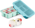 DASH Perfect Portion Silicone Freezer Trays for Ice Cubes, Soups, Sauces and More, 2 pack - Aqua & Teal