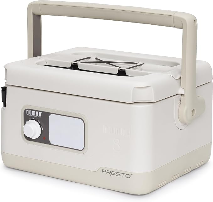 Presto 06030 8-quart Nomad Traveling Slow Cooker, Locking Lid, Dry Erase Board