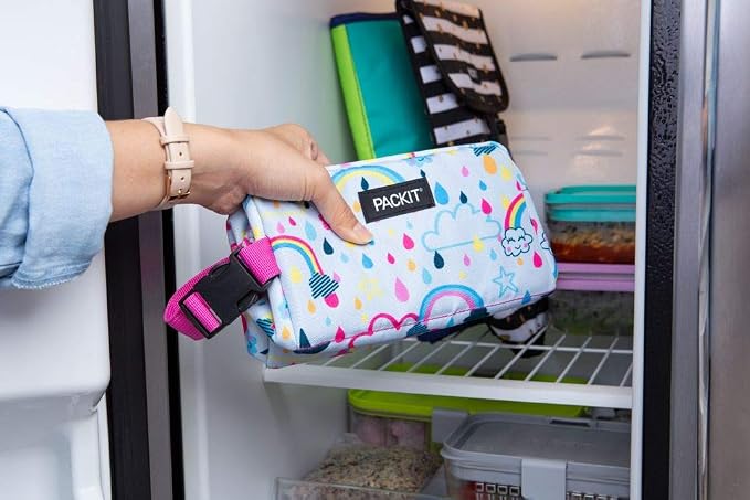 PackIt,Snack Bag Freezable Rainbow Sky,(Pack of 12)