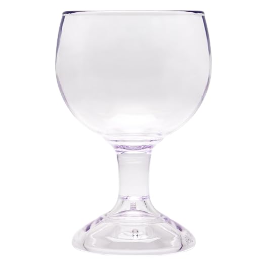 G.E.T. GOB-20-1-SAN-CL-EC Shatterproof Heavy-Duty Plastic Margarita Beer Schooner