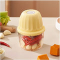 Food Processor Electric, Cordless Mini Food Chopper, 350ML High-Capacity Glass Blender,Type-C Rechargeable, for Garlic, Ginger, Chilli, Onion, Vegetable, Fruit Salad