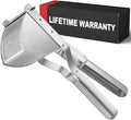 Potato Ricer Good Grip, Potato Masher Stainless Steel Professional Masher Kitchen Tool Fruit Press Baby Food Masher