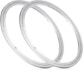 JaGely 2 Pack 16 Inch Lazy Susan Hardware Aluminum Alloy Turntable Rotating Hardware Heavy Duty Lazy Susan Bearing Ring Mechanism for Kitchen Dinning Table
