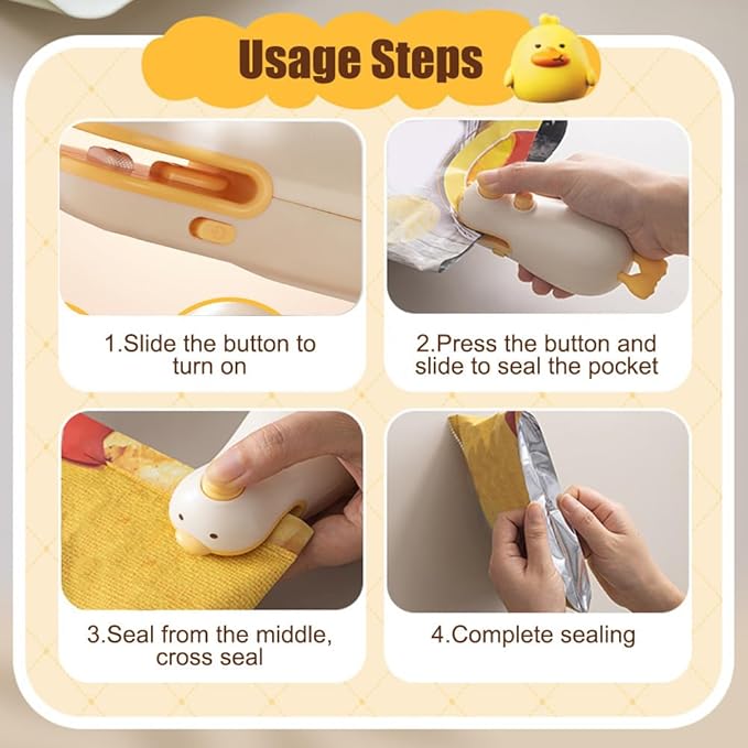 Vacuum Sealer Food Heat Sealing Machine Preservation Preserving Mini Bag