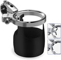 LEXIN C4 Extra Large Motorcycle Cup Holder for Harley Davidson, Max 32oz Drink Holder with 360° Ball Swivel, Aluminum Clamp for 7/8"-1 1/4" Handlebar/Bumper/Pole Mount, Apply for ATV, UTV, Boat, More