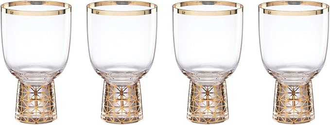 Lenox 897412 Tuscany Classics Gold Frost Wine Glasses, Set of 4