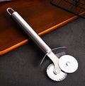 Pack Pizza Cutter Wheel,Stainless Steel Cake Pie Server Set Sharp Pizza Slicer - Ideal For Pizza, Pies, Waffles and Dough Cookies