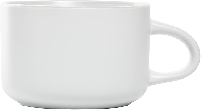 10 Strawberry Street Wazee Matte Coupe Dinnerware Pack of 16, White