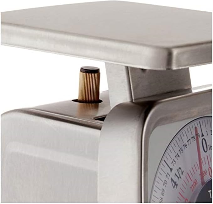 Taylor Stainless Steel Analog Portion Control Scale (5-Pound), Silver