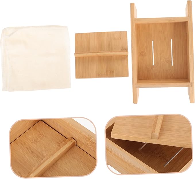 KICHOUSE Cheese Molding Hardware Maker Press Tofu Making Tool Tofu Squeezer Cheese Press Mold