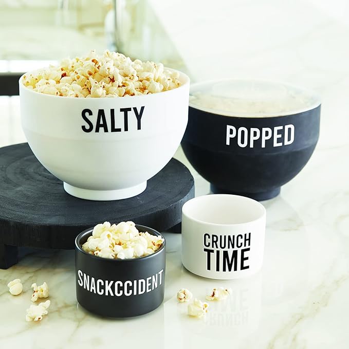 Santa Barbara Design Studio SIPS Microwaveable Silicone Popcorn Popper, 7.5-Inch Diameter, Popped