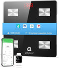 arboleaf Smart Scale for Body Weight and Fat, Bluetooth Digital Bathroom Scale, Body Composition Analyzer with App, 14 Metrics Include BMI, 400lb Capacity(Black) | Bluetooth Digital Bathroom Scale, Body Composition Analyzer with App, 14 Metrics Include...