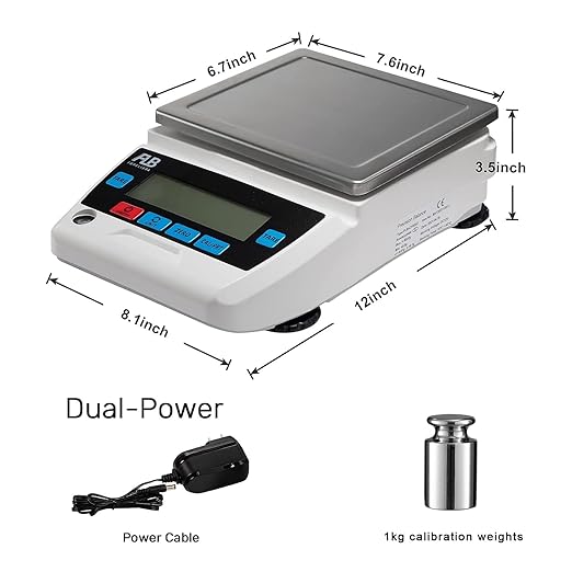 Lab Scale 5000g 0.01g Digital Precision Analytical Balance DWT Unit 10mg High Precision Electronic Balance Jewelry Scale Kitchen Scale Scientific Scale Balance