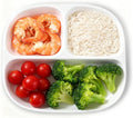 Portion Control Plate - Fine Bone China Porcelain Divided Plates for Adults, Children, Healthy Diet