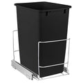 HOLDN’ STORAGE Pull Out Trash Can Under Cabinet, 7 Gallons Trash Can Included - Heavy Duty, Lifetime Limited Warranty - Install Length or Widthwise - 11.5" W Cabinet Opening Required - Chrome Finish