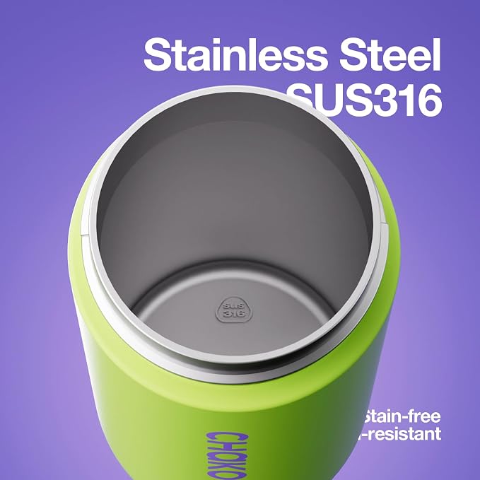 CHAKO LAB Insulated Stainless Steel Water Bottle, BPA-Free Sports Water Bottle,Spout and Straw,Leak Proof Locking Lid,Designed for Travel, School, and Sport,BPA Free,18 oz,Buzz Lightyear