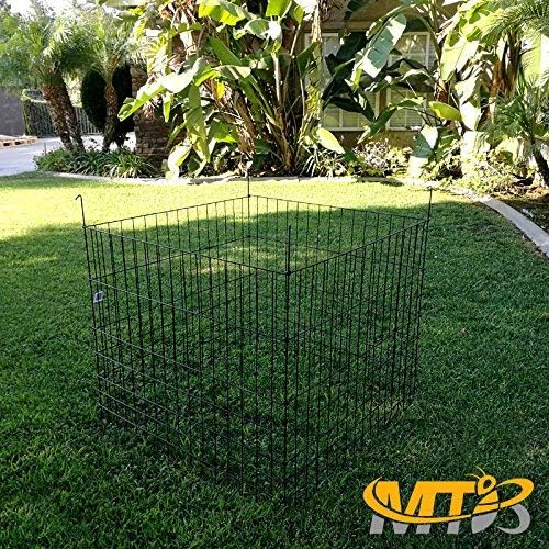 Garden Wire Compost Bin 36x36x30 inches, Green, Garden Bed Fencing