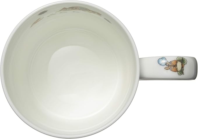 Noritake 4660-1J/T97265 Bone China Mug, 13.5 fl oz (400 cc), My Neighbor Totoro Oinu no Fuguri, Microwave Safe, 1 Piece