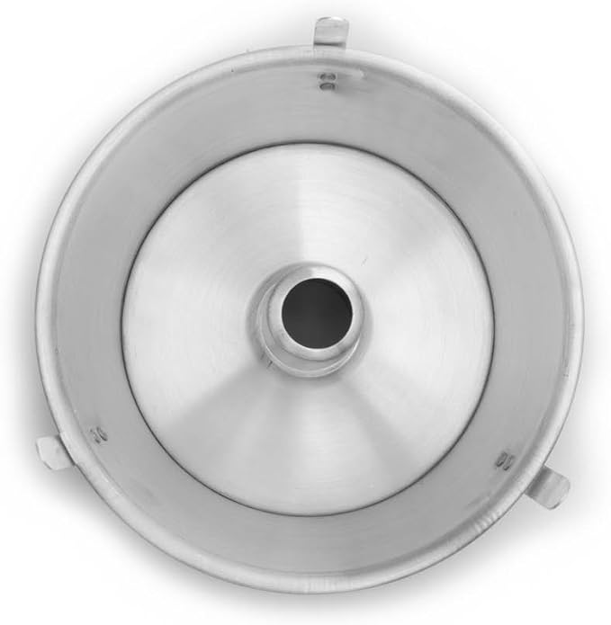 Fox Run Angel Food Cake Pan with Removable Bottom, Reinforced Aluminum, 9.75" Tube Cake Pan