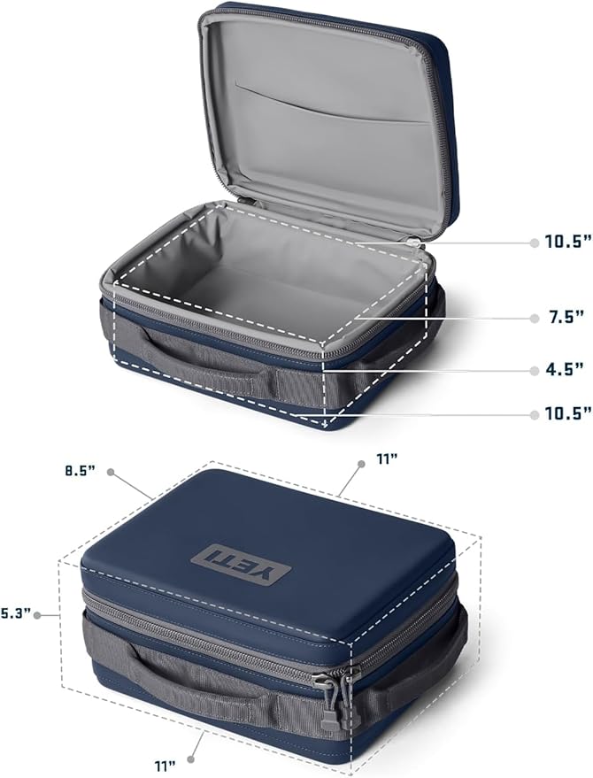YETI Daytrip 5L Insulated Soft Cooler Lunch Box, Pace Purple/Blue